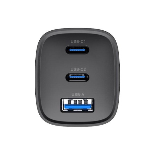 Ładowarka Havit UC20 EU USB-C+USB-C+USB-A (czarny)-15625284