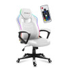 Fotel gamingowy Huzaro Force 2.5 RGB WHITE MESH-15702686