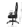 Fotel gamingowy Huzaro Combat 6.2 Black RGB-15745120