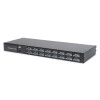 Digitus Konsola modułowa z monitorem TFT o przekątnej 19” (48,3 cm), 16-portowym przełącznikiem KVM & touchpadem, 