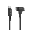 HYPER HyperJuice kabel USB USB 2.0 1,5 m USB C USB C/Lightning Czarny-15751642