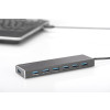 DIGITUS HUB USB 3.0/KONCENTRATOR 7XUSB 3.0 SUPERSPEED, AKTYWNY, ALUMINIUM DA-70241-1-15762904