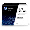 HP 87X 2x Schwarz LaserJet Tonerpatrone