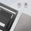 Axagon STND-L stojak na laptop Podstawka na notebooka Szary 40,6 cm (16