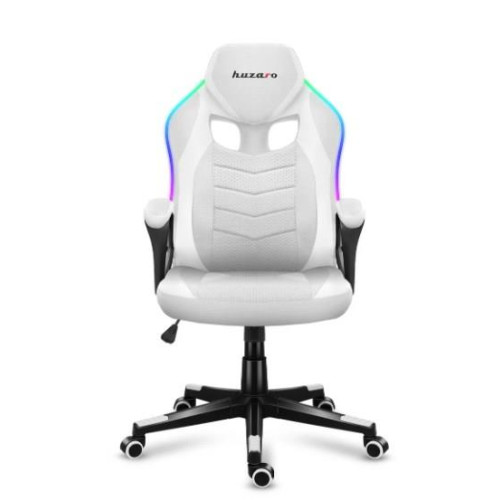 Fotel gamingowy Huzaro Force 2.5 RGB WHITE MESH-15702685