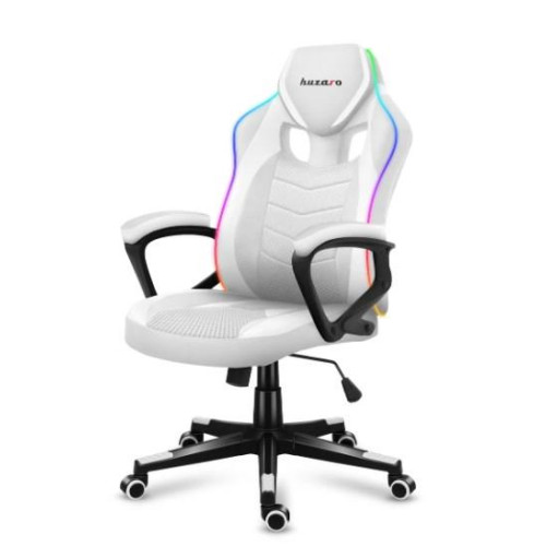 Fotel gamingowy Huzaro Force 2.5 RGB WHITE MESH-15702688