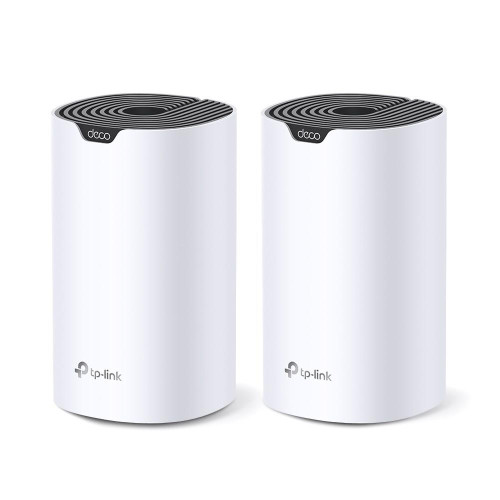 TP-LINK | System Wi-Fi AC1900 dla całego domu | Deco S7 (2 sztuki) | 802.11ac | 10/100/1000 Mbit/s | Porty Ethernet LAN (RJ-45) 1 | Obsługa siatki: Ta