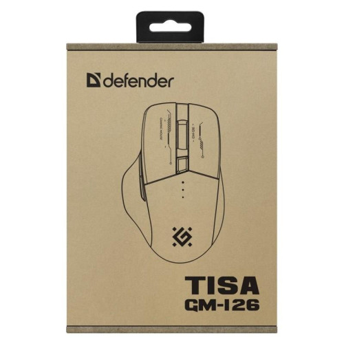 DEFENDER MYSZ GM-126 TISA RF+BT OPTIC 1600dpi 6P BIAŁA-15720485