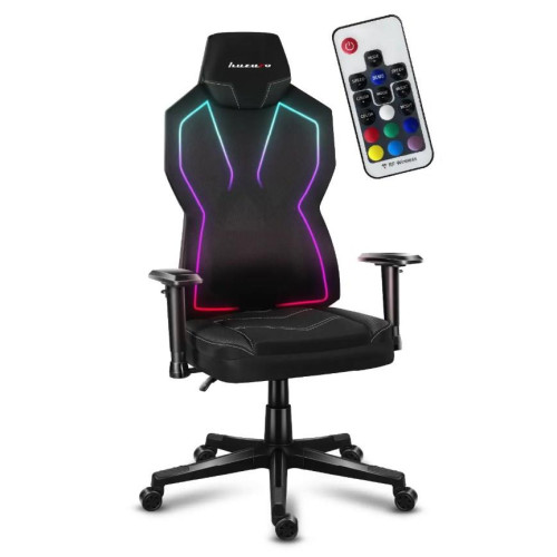 Fotel gamingowy Huzaro Combat 6.2 Black RGB-15745128
