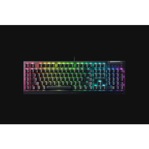 Razer BlackWidow V4 X. Tastatur Formfaktor: Volle Größe (100%), Geräteschnittstelle: USB, Tastatur-Switch: Mechanisch