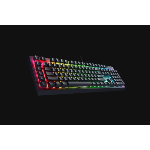 Razer BlackWidow V4 X. Tastatur Formfaktor: Volle Größe (100%), Geräteschnittstelle: USB, Tastatur-Switch: Mechanisch