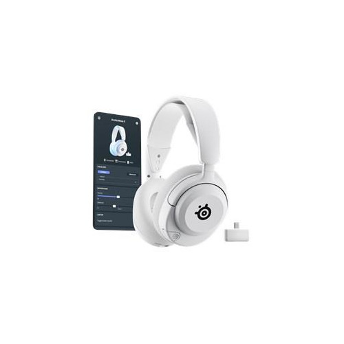 SteelSeries Gaming Headset Arctis Nova 5P Bluetooth Over-ear Microphone Noise canceling Wireless White