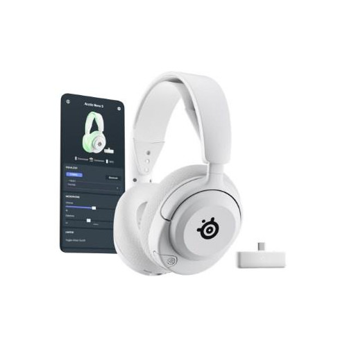 Słuchawki SteelSeries Gaming Headset Arctis Nova 5X Bluetooth Over-ear Microphone Noise canceling Wireless White