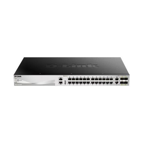 D-Link DGS-3130-30TS/E switch zarządzalny L3 Gigabit Ethernet (10/100/1000) Szary