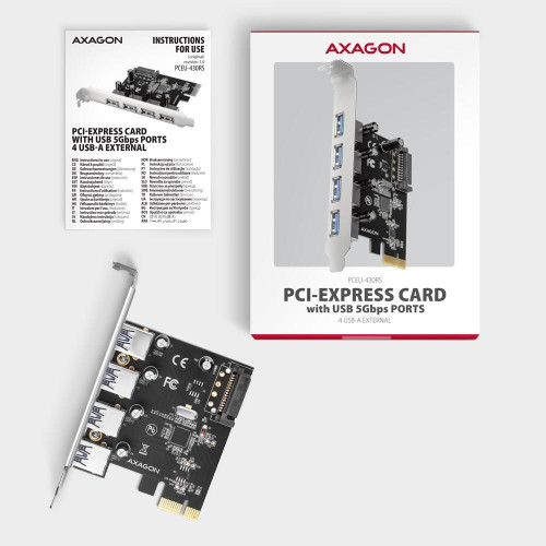 Axagon PCEU-430RS adapter Wewnętrzny USB 3.2 Gen 1 (3.1 Gen 1)-15751271