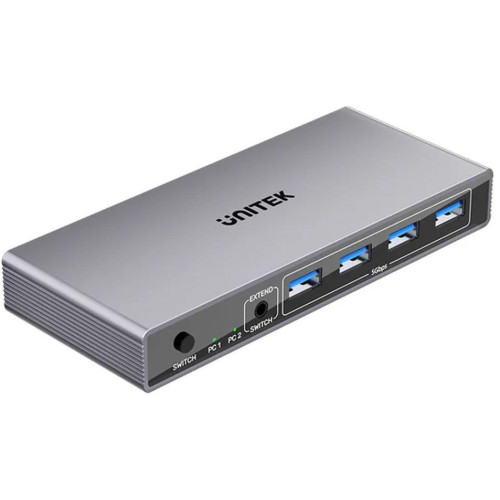 Unitek Przełącznik KVM 8K@60Hz USB 3.0 5Gbps DP