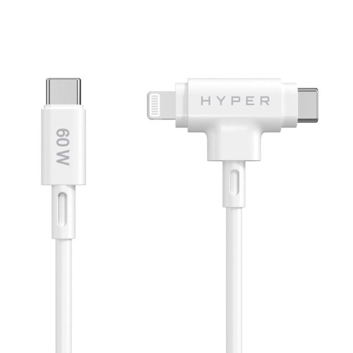 HYPER HyperJuice kabel USB USB 2.0 1,5 m USB C USB C/Lightning Biały-15751649