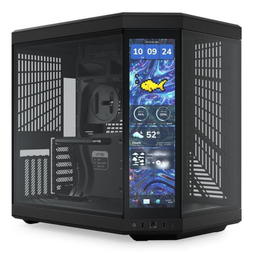 Hyte Y70 Midi Tower Touch Infinite - Pitch Black