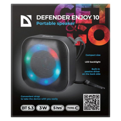 DEFENDER GŁOŚNIK ENJOY 10 BLUETOOTH CZARNY-15762808