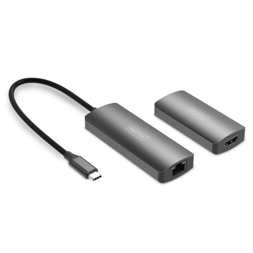 Digitus Extender wideo 4K (USB-C – HDMI), 30 m