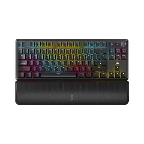 Corsair | Tenkeyless Mechanical Gaming Keyboard | K70 CORE TKL | Gaming Keyboard | Wireless | NA | Black | MLX RED Switch | Wireless connection