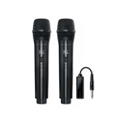 Muse | Pack 2 Wireless Microphones | MC-50 WI | Black