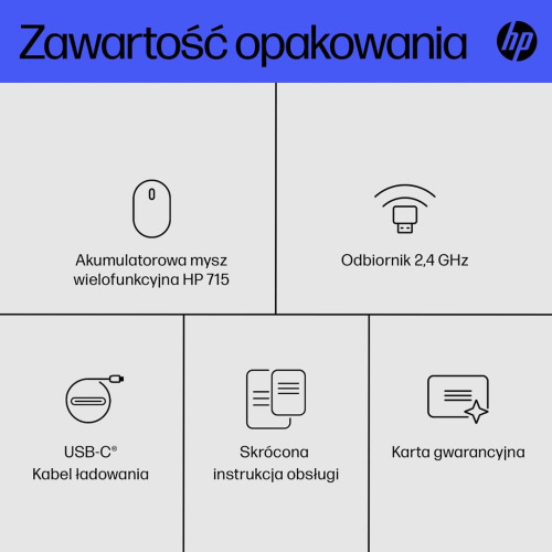 Mysz HP 715 Rechargeable Multi-Device Bluetooth Mouse-EURO-15763285