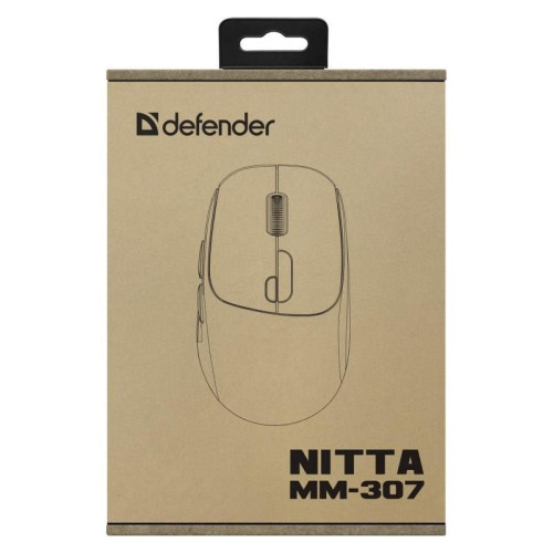 DEFENDER MYSZ NITTA MM-307 RF+BT OPTIC 1600dpi 6P BIAŁA-15763517