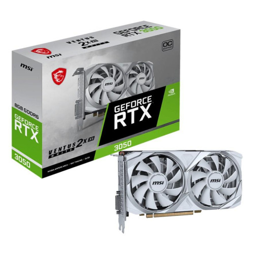 Karta Graficzna MSI RTX3050 VENTUS 2X XS OC WHITE 8GB GDDR6 HDMI DVI DP-15775736