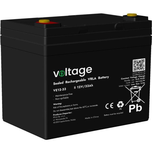 Akumulator AGM Voltage 12V 33Ah VE12-33