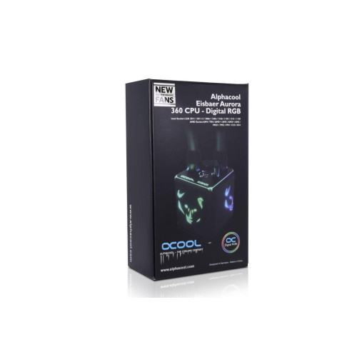Alphacool 11999 system chłodzenia komputerów Procesor Chłodnica powietrza 12 cm Czarny 1 szt.-15785260