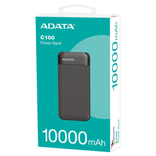 ADATA C100 Litowo-polimerowy (LiPo) 10000 mAh Czarny-15796377