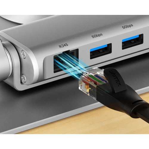 UNITEK PODSTAWKA POD LAPTOP + HUB USB-C, HDMI 1.4, 4K, PD 100W-15798258