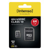 Intenso 64GB MicroSDHC MicroSDXC Klasa 10-15809006