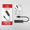 AXAGON HMA-CR3A Koncentrator wieloportowy, USB 3.0 Type-A, 3x USB-A, SD, microSD-15862974