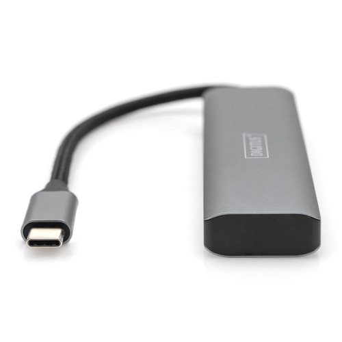 Digitus Koncentrator USB-C 4-portowy, 2 x USB A i 2 x USB-C-15809482