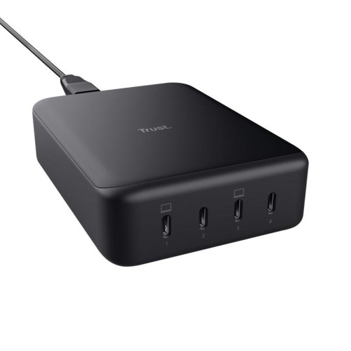 Ładowarka Trust MAXO 240W GaN 4-port USB-C Black