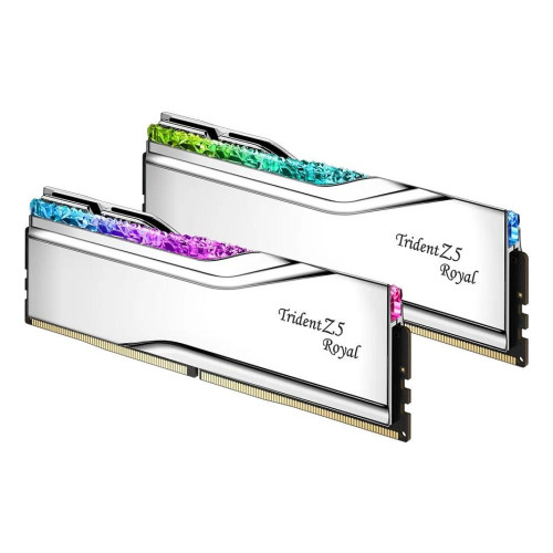 G.SKILL TRIDENT Z5 ROYAL RGB DDR5 2X16GB 6000MHZ CL28 SILVER F5-6000J2836G16GX2-TR5S