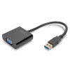 Adapter graficzny VGA 1080p FHD na USB 3.0, aluminiowy, czarny-753824