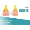 Patch cord U/UTP kat.6 PVC 5m Żółty-15925119