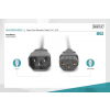Kabel przedłużający zasilający Typ IEC C14/IEC C13 M/Ż czarny 5m-15925986