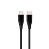 Kabel USB C(M) do USB C(M) 1.5M czarny