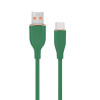 Kabel USB A do USB C 1.5M zielony