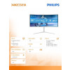 Monitor 34 cale 34M2C5501A Curved VA 180Hz HDMIx2 DP HAS Ambiglow-15928971