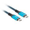 Kabel USB-C M/M USB4 2M 240W 8K 60HZ czarno-niebieski-15929570