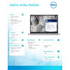 Laptop Dell Pro 16 Plus PB16250 W11P Ultra 7 268V/32GB/512GB/16.0 FHD+/Arc/FgrPr&SmtCd/FHD/IRCam/Mic/WLAN only+BT/BcklKb