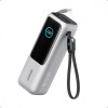 Powerbank ZOLO 25000mAh 165W wbudowany kabel USB-C srebrny-15933315