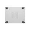 Szafa instalacyjna rack stojąca 19 cali 27U 800x1000 drzwi perforowane LCD szara (Flat pack)-15933699