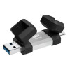 Pendrive C51 64GB USB-A USB-C 120 MB/s Srebrny-15934581