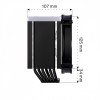 Chłodzenie procesora Fortis 5 Black ARGB EY3A014-15935264
